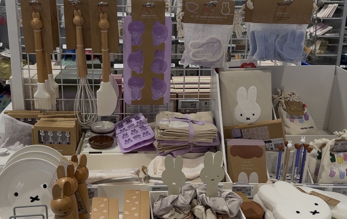 Miffy products at HEMA
